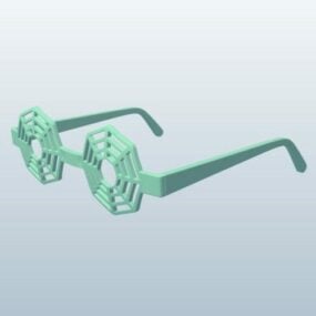 Spiderwebs Glasses 3d-modell