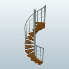 Furniture Spiral Stairs 3d model