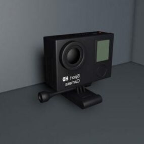 Model 3D kamery sportowej