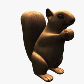 Squirrel Lowpoly 3d model