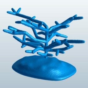 Dekoracja koralowa Staghorn Model 3D