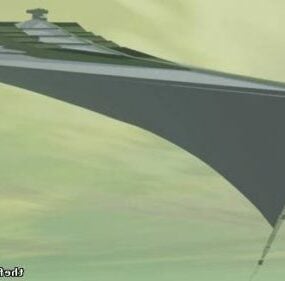 Mô hình 3d tàu vũ trụ Eclipse của Star Wars