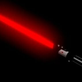 Arme à double sabre laser modèle 3D