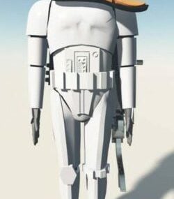 Star Wars Sandtrooper Character 3d model