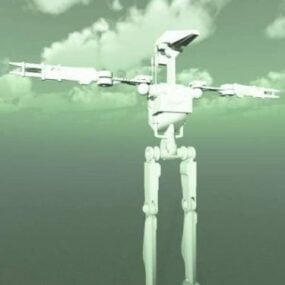 مدل ربات سه بعدی جنگ ستارگان Bd-droid