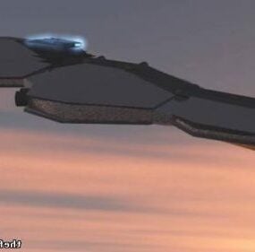 Model 3D statku kosmicznego Star Wars Eidolon