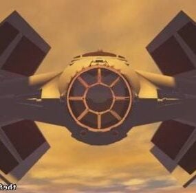 Star Wars Vader Spaceship 3d model