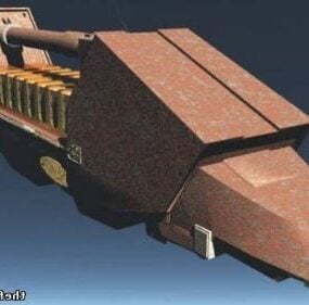 3D model vesmírné lodi Star Wars Karrde