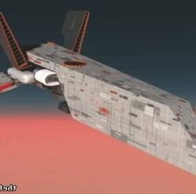 Star Wars Crow διαστημόπλοια τρισδιάστατο μοντέλο