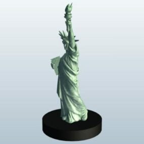 Model 3D amerykańskiej Statuy Wolności