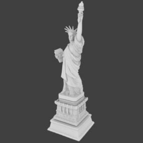 Статуя Свободы Lowpoly модель 3d