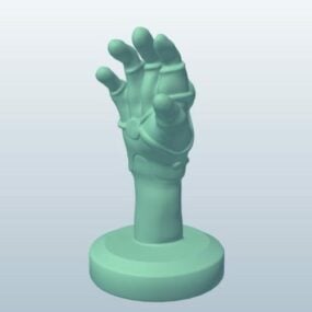 Steampunk Leather Glove 3D-malli