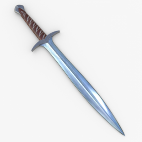 Średniowieczny miecz żądłowy Model 3D