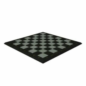 לוח שחמט אבן דגם תלת מימד