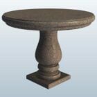 Stone Round Garden Table