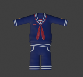 Sailor Uniform 3D model