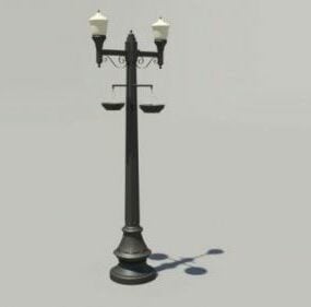 Klassinen valaisinpylväs Street Lamp 3d-malli