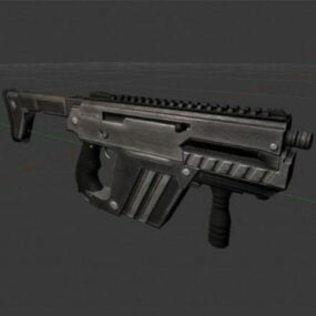 M24-r サブマシンガン武器 3D モデル