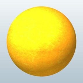 3d модель сонця