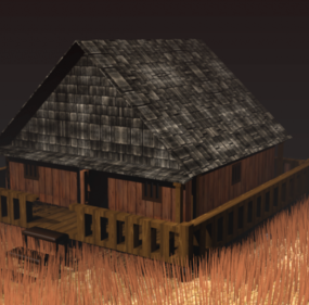 3D model Sundanese Cottage House
