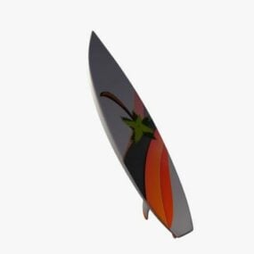 Conception de planche de surf modèle 3D