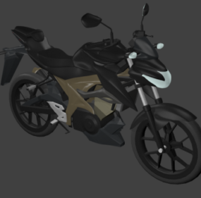 نموذج ثلاثي الأبعاد لدراجة نارية سوزوكي Gsx-s