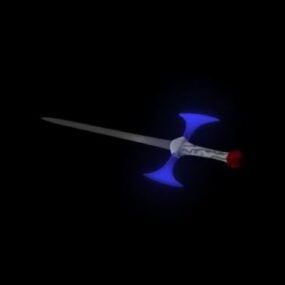 Model 3d Game Pedhang Orc Sword