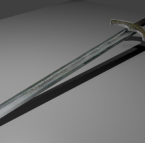 Sword Medieval Decoration 3d model