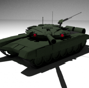 रूसी T90 हेवी टैंक 3डी मॉडल