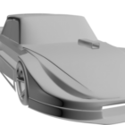 Voiture Ford Lowpoly Concept