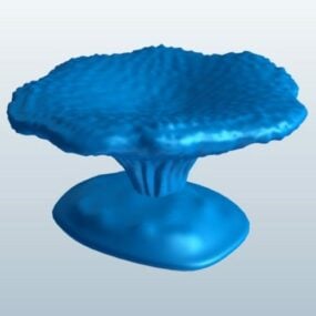 3D model stolu Coral