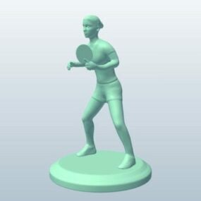 Character Girl Rooters 3d model