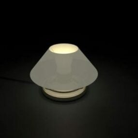 3D model krátké stolní lampy