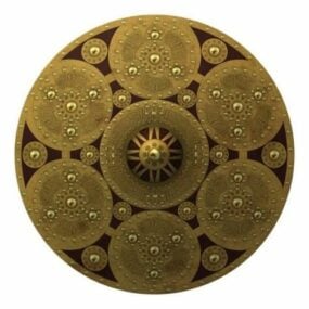 Decorative Targe Shield 3d model