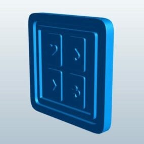 Card Symbols Square Shaped 3d model