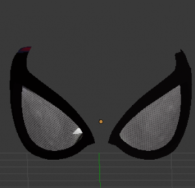 Amazing Spiderman Glasses 3d model