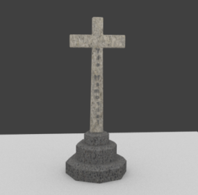 Modello 3d della Croce commemorativa