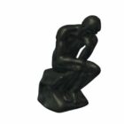 The Thinker Man Statue