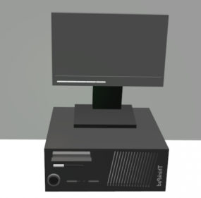Model 3D komputera stacjonarnego ThinkPad
