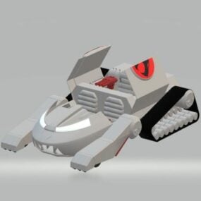3D model tanku Snow Thunder