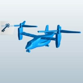 هلیکوپتر Tiltrotor مدل سه بعدی