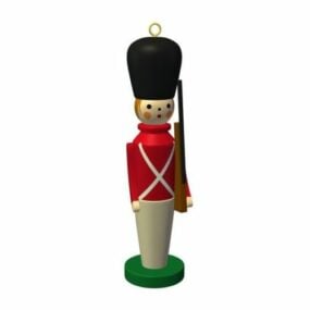 Zabawkowy żołnierz Scotland Yardu Model 3D