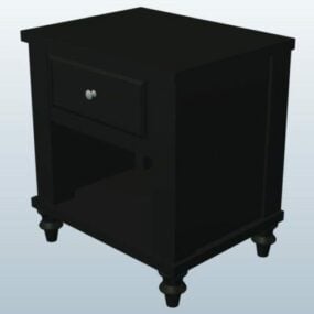 Traditional Night Stand 3d model