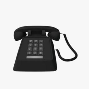 Traditional Corded Phone 3d model