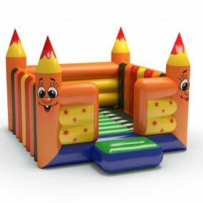 Castle Toy For Kid 3d model
