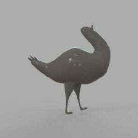 Cockatiel Bird 3d model