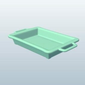 3D model kovového podnosu