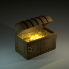 صندوق الكنز الذهبي