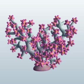 شجرة المرجان الديكور نموذج 3D