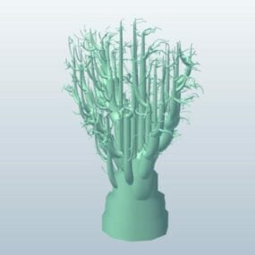 Modelo 3d de desenho de árvore
